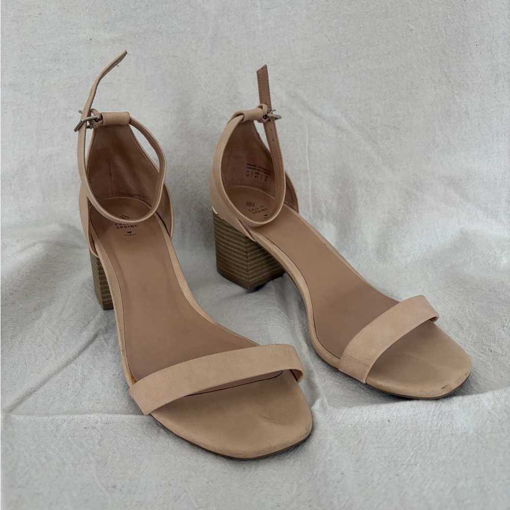 Call It Spring Nude Block Heel